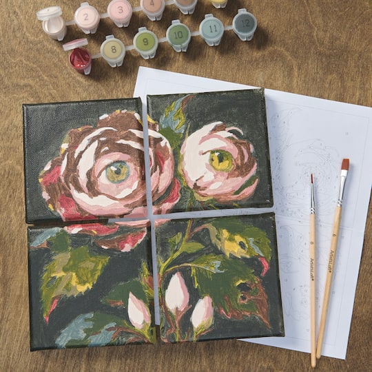 Flower Eyes Paint-by-Number Gallery Mini Kit by Artist's Loft®